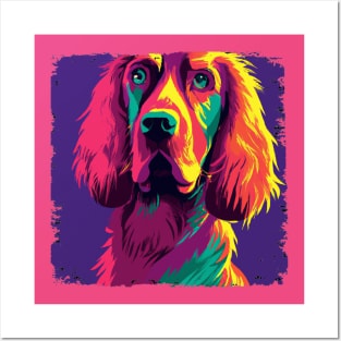 Irish Setter Pop Art - Dog Lover Gifts Posters and Art